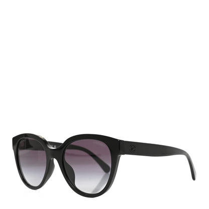 Chanel Acetate CC Butterfly Sunglasses 5414-A Black Yellow 1 of 7