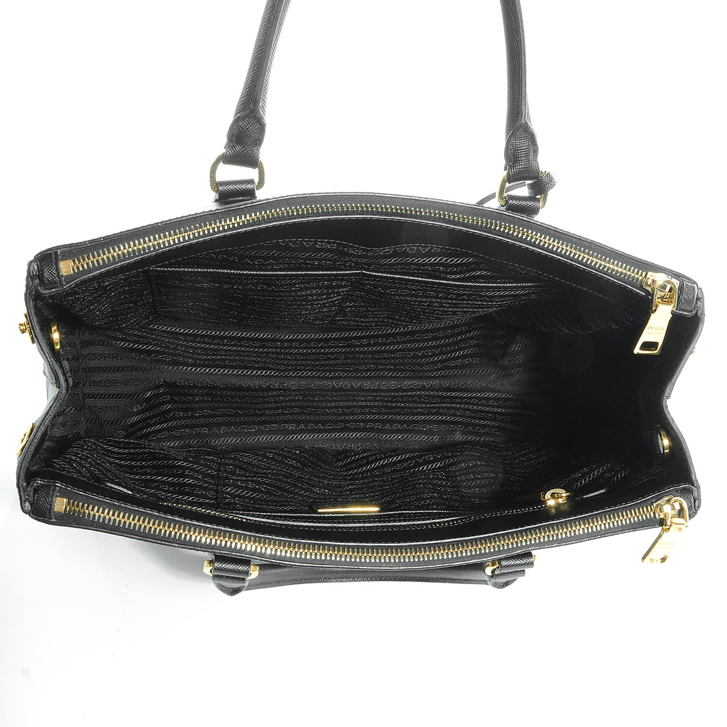 Saffiano Lux Medium Tote Nero Black