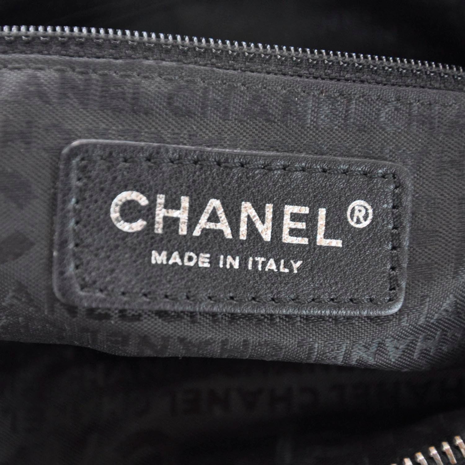 Chanel Caviar Square Stitched Satchel Black 8 of 9