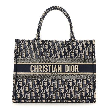 Christian Dior Oblique Medium Book Tote Blue Multicolor 1 of 9