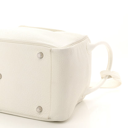 Hermes Taurillon Clemence Lindy 30 White 10 of 13