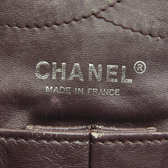 Distressed Leather 2.55 Reissue 227 Jumbo Flap Black