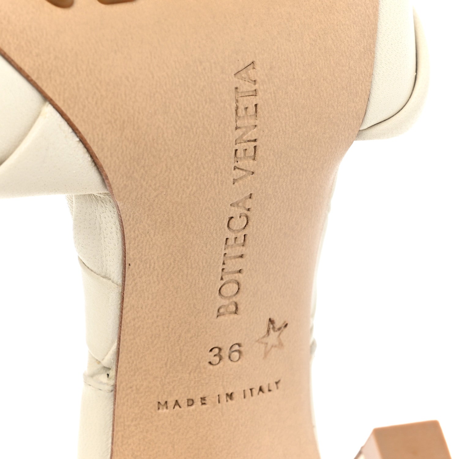 Bottega Veneta Nappa Maxi Intrecciato Lido 90mm Mule Sandals 36 Wax 5 of 7