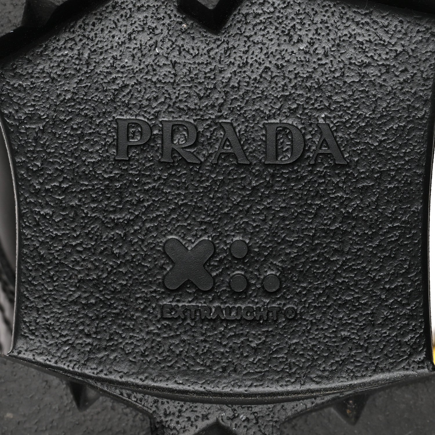 Prada Spazzolato Rois Re-Nylon Metal Triangle Logo Mens Monolith Pouch Pocket 60mm Combat Boots 7.5 Black 8 of 8
