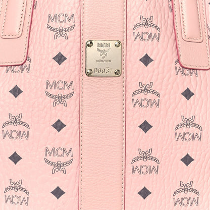 MCM Visetos Medium Liz Reversible Shopper Tote Soft Pink 7 of 19