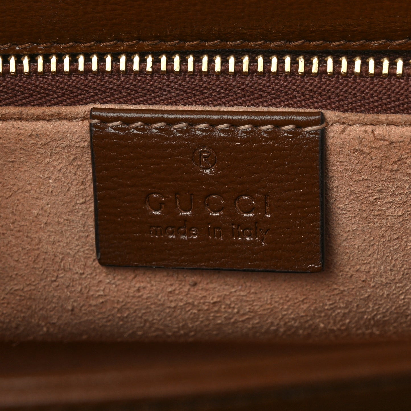 GG Supreme Monogram Horsebit 1955 Shoulder Bag Beige Brown Sugar