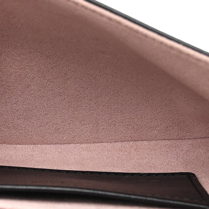 Louis Vuitton Lambskin Embossed Monogram Pochette Coussin Black 5 of 9