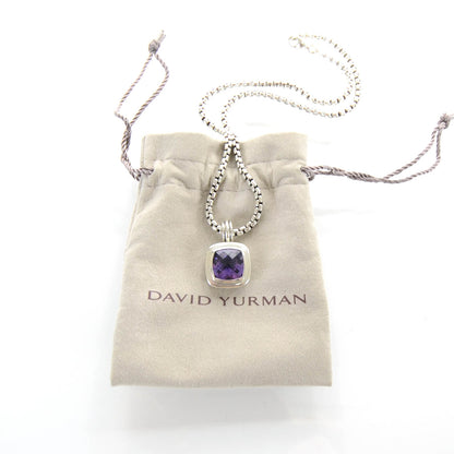 David Yurman Sterling Silver Amethyst Enhancer Albion Necklace 5 of 5