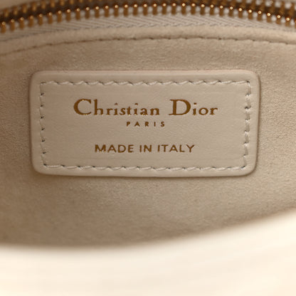Christian Dior Lambskin Cannage Mini DiorAmour Lady Dior Latte 10 of 21