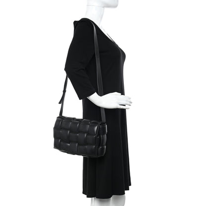 Bottega Veneta Nappa Maxi Intreccio Padded Cassette Crossbody Bag Black 2 of 16