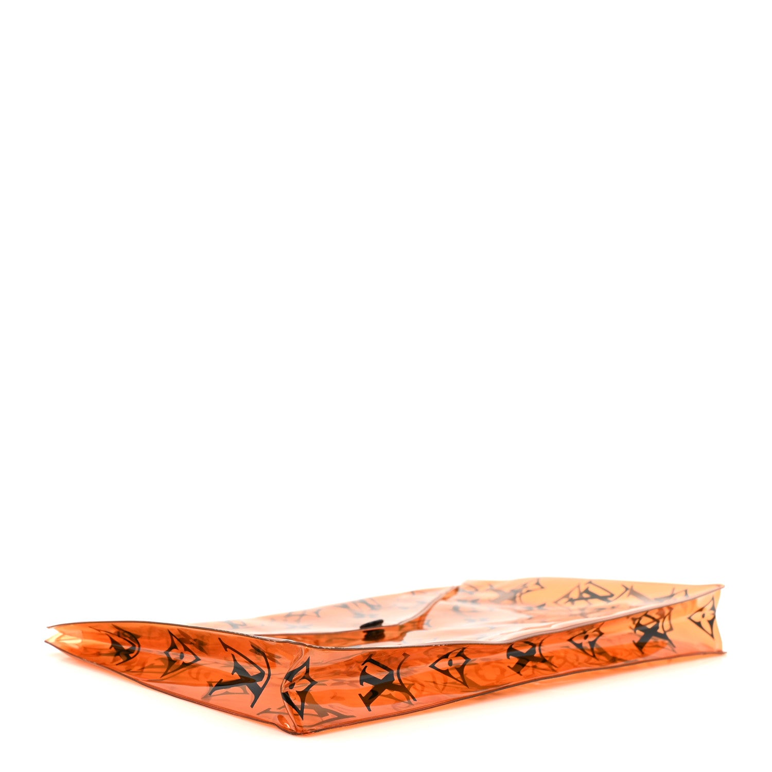 Louis Vuitton PVC Monogram Printed Envelope Pouch Orange 4 of 5