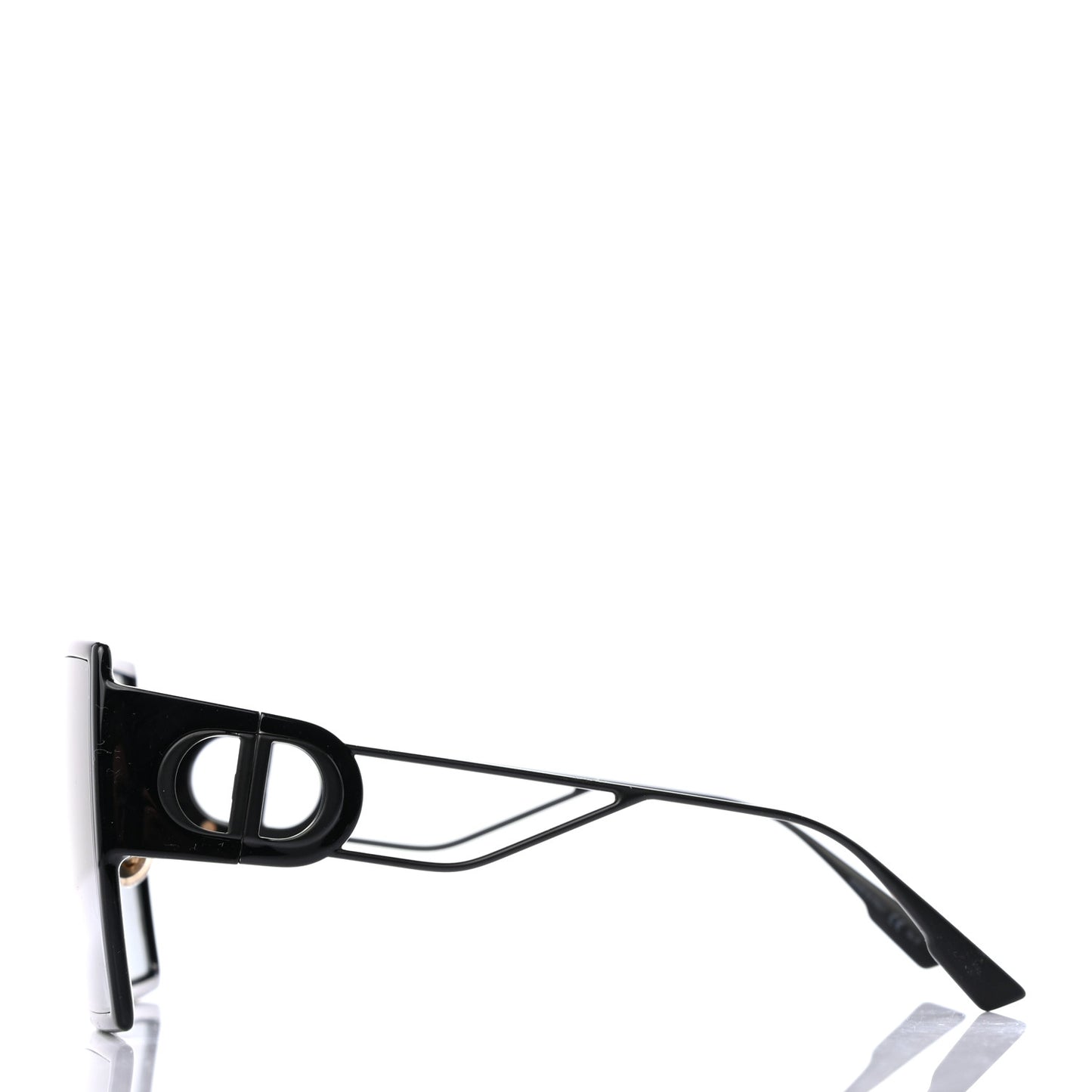 Square 30 Montaigne Sunglasses Black