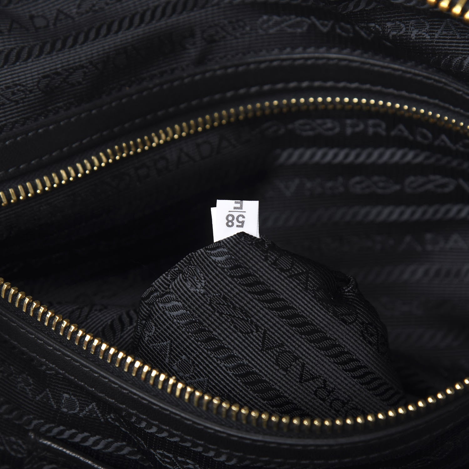 Prada Tessuto Nylon Gaufre Tote Black 6 of 9