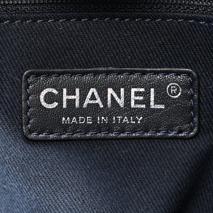 Chanel Denim Large Deauville Tote Dark Blue 6 of 13