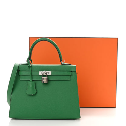 Hermes Epsom Kelly Sellier 25 Cactus 16 of 16