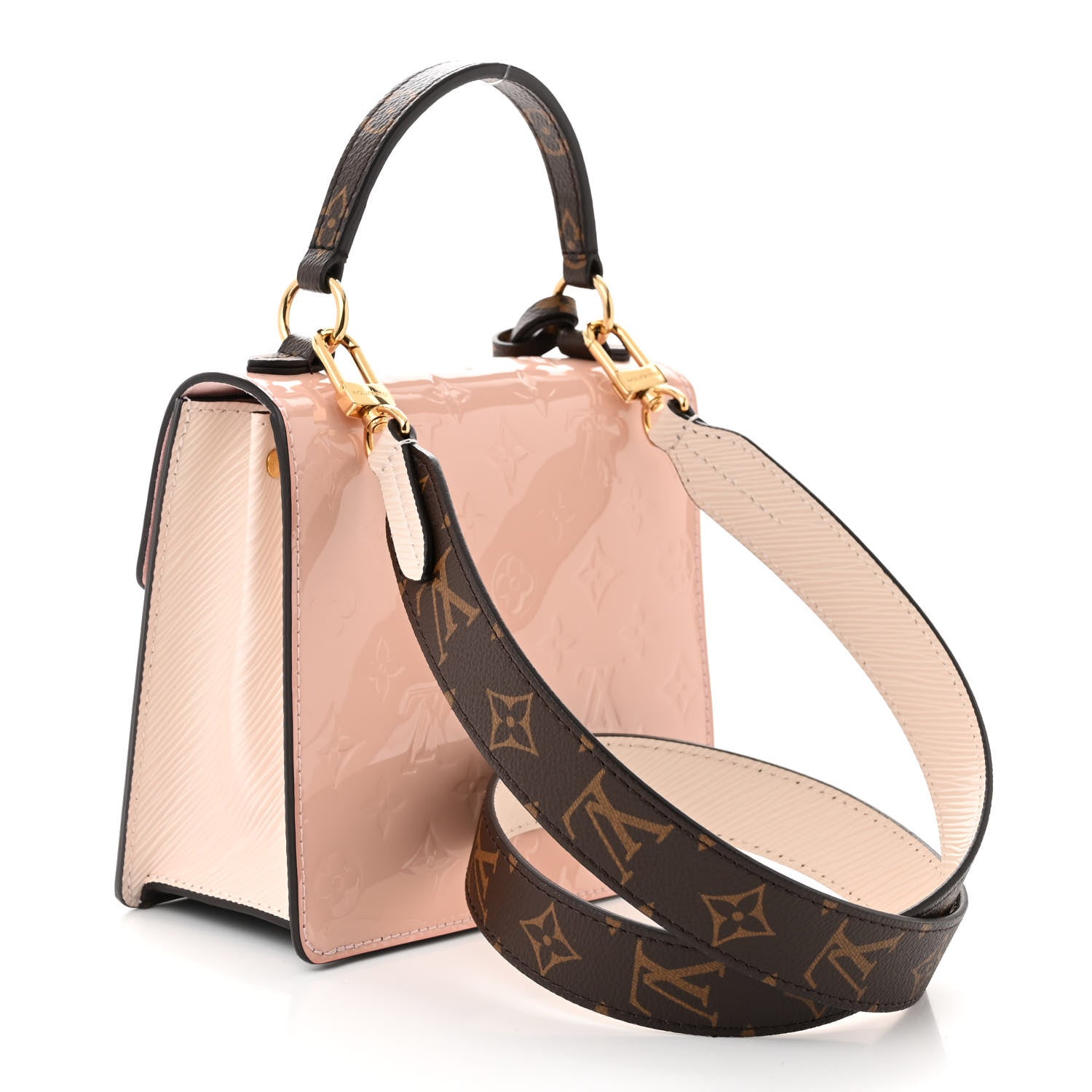 Louis Vuitton Vernis Epi Monogram Spring Street Rose Ballerine 2 of 10