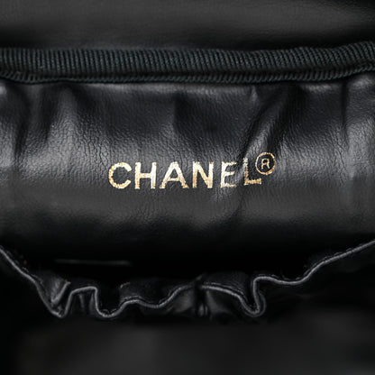 Chanel Lambskin Vanity Cosmetic Case Black 6 of 12