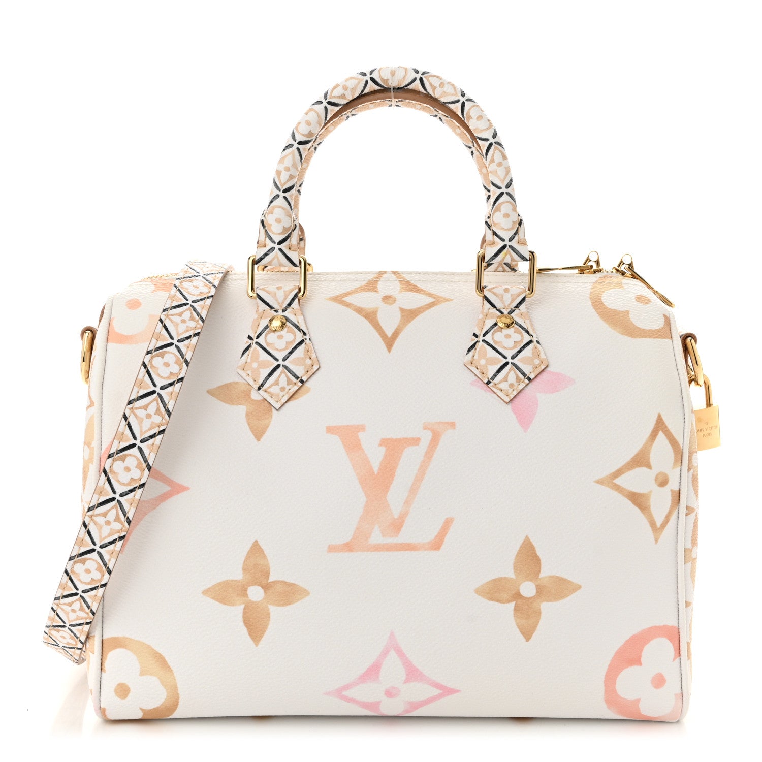 Louis Vuitton Monogram Giant By The Pool 2.0 Speedy Bandouliere 25 Beige 1 of 9