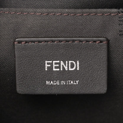 Fendi Vitello King Logo Embossed Mini By The Way Boston Bag Barolo 10 of 27