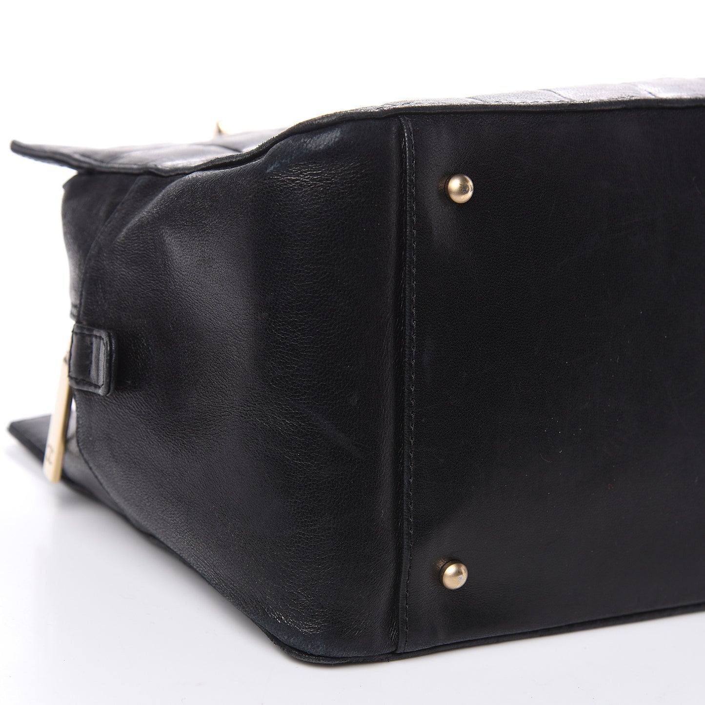 Calfskin Quilted CC Chocolate Bar Shoulder Bag Black