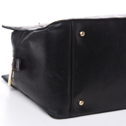 Chanel Calfskin Quilted CC Chocolate Bar Shoulder Bag Black 7 of 16