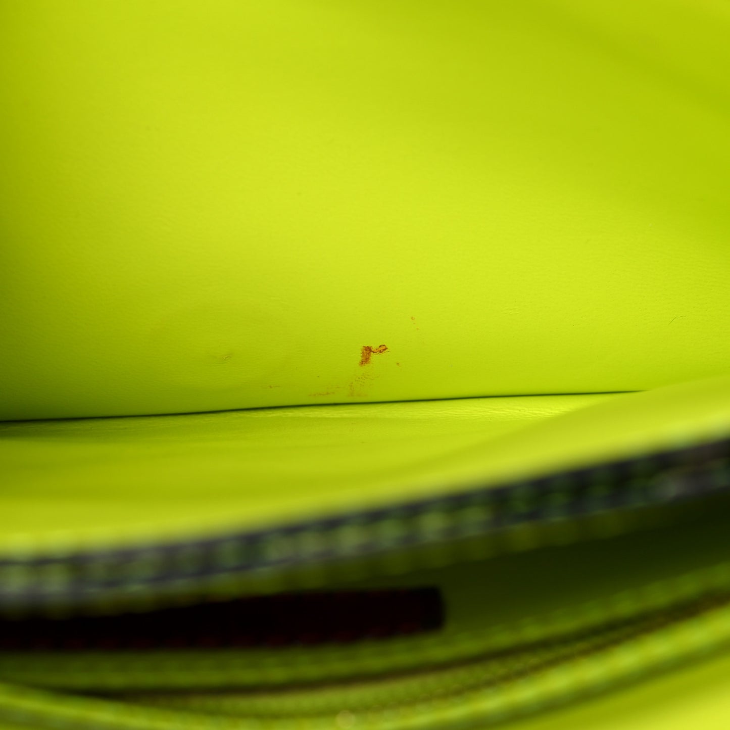 Nappa Canvas Camouflage Rockstud Wristlet Clutch Yellow Fluo Green