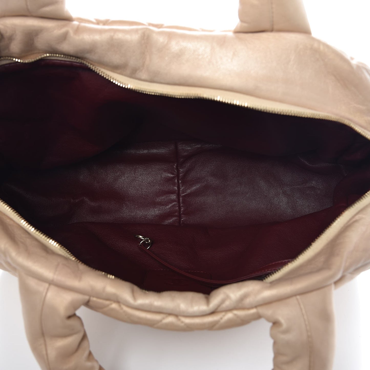 Lambskin Coco Cocoon Bowler Light Gold