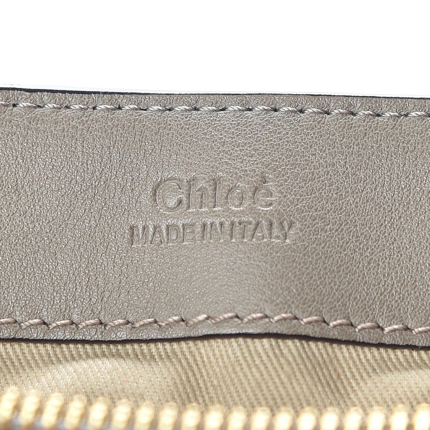 Chloe Calfskin Small Faye Day Shoulder Bag Motty Grey 8 of 13