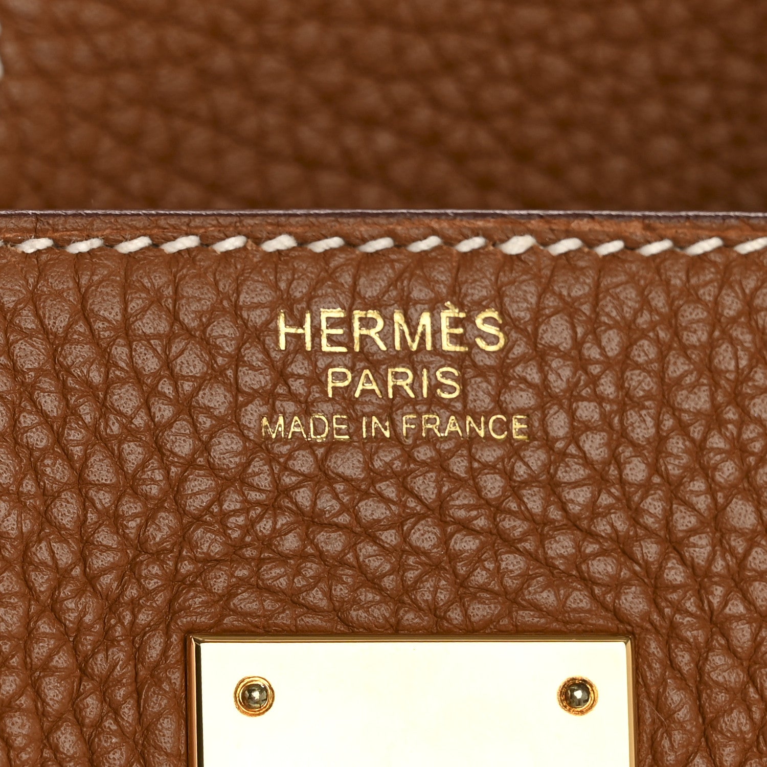 Hermes Togo Birkin 30 Gold 6 of 12