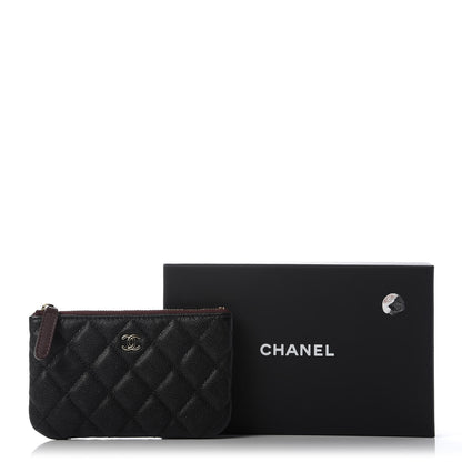 Chanel Caviar Quilted Small Cosmetic Case Black 8 of 8