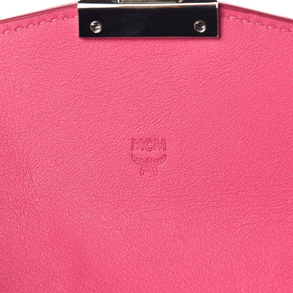 MCM Calfskin Ottomar Large Patricia Wallet On Chain Pink 6 of 8