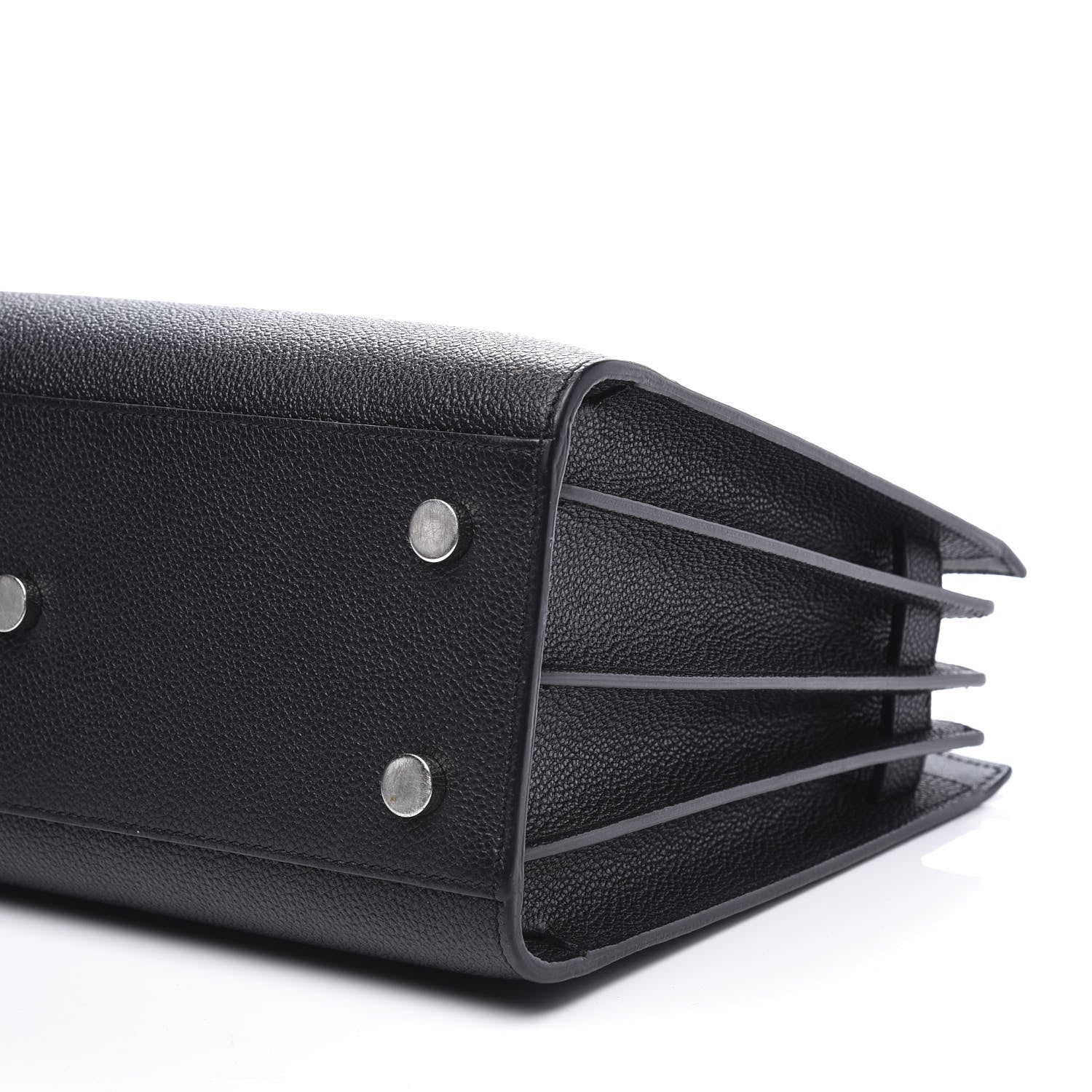 Saint Laurent Grained Calfskin Baby Sac De Jour Black 9 of 11