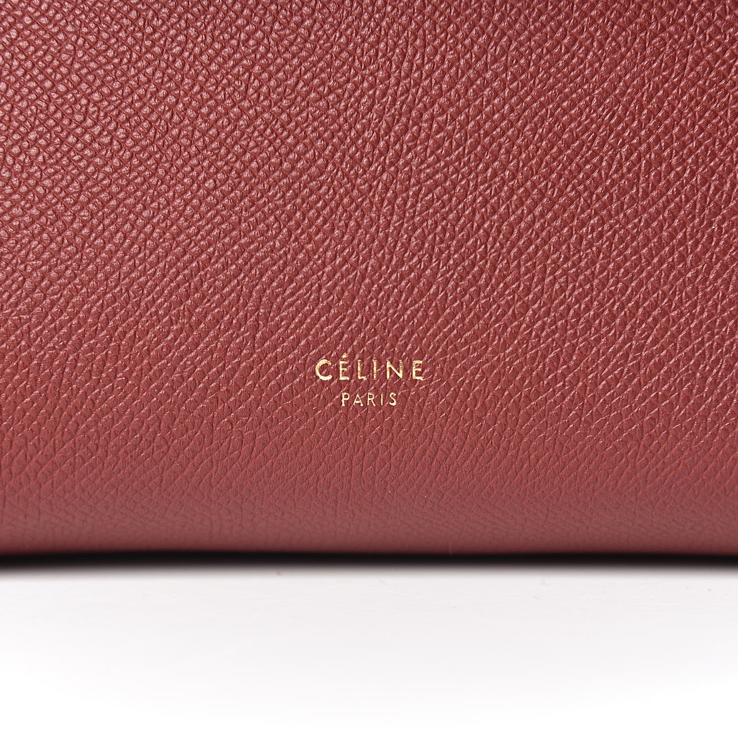 Grained Calfskin Nano Belt Bag Ruby
