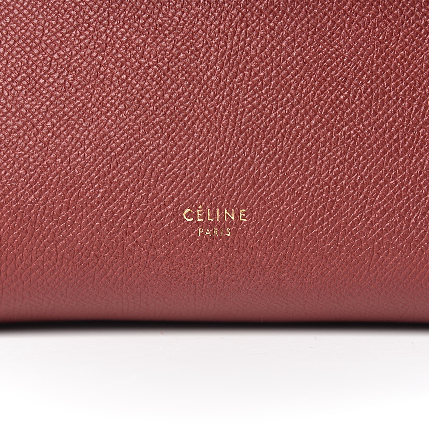 Celine Grained Calfskin Nano Belt Bag Ruby 8 of 11
