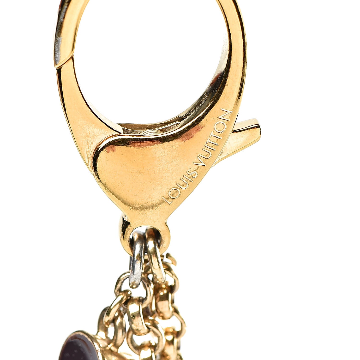 Louis Vuitton Fleur De Monogram Bag Charm Dore 3 of 6