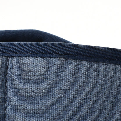 Chanel Canvas Large Deauville Tote Blue 10 of 14