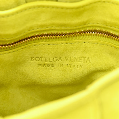 Bottega Veneta Suede Maxi Intrecciato Padded Chain Cassette Crossbody Bag Kiwi 5 of 9