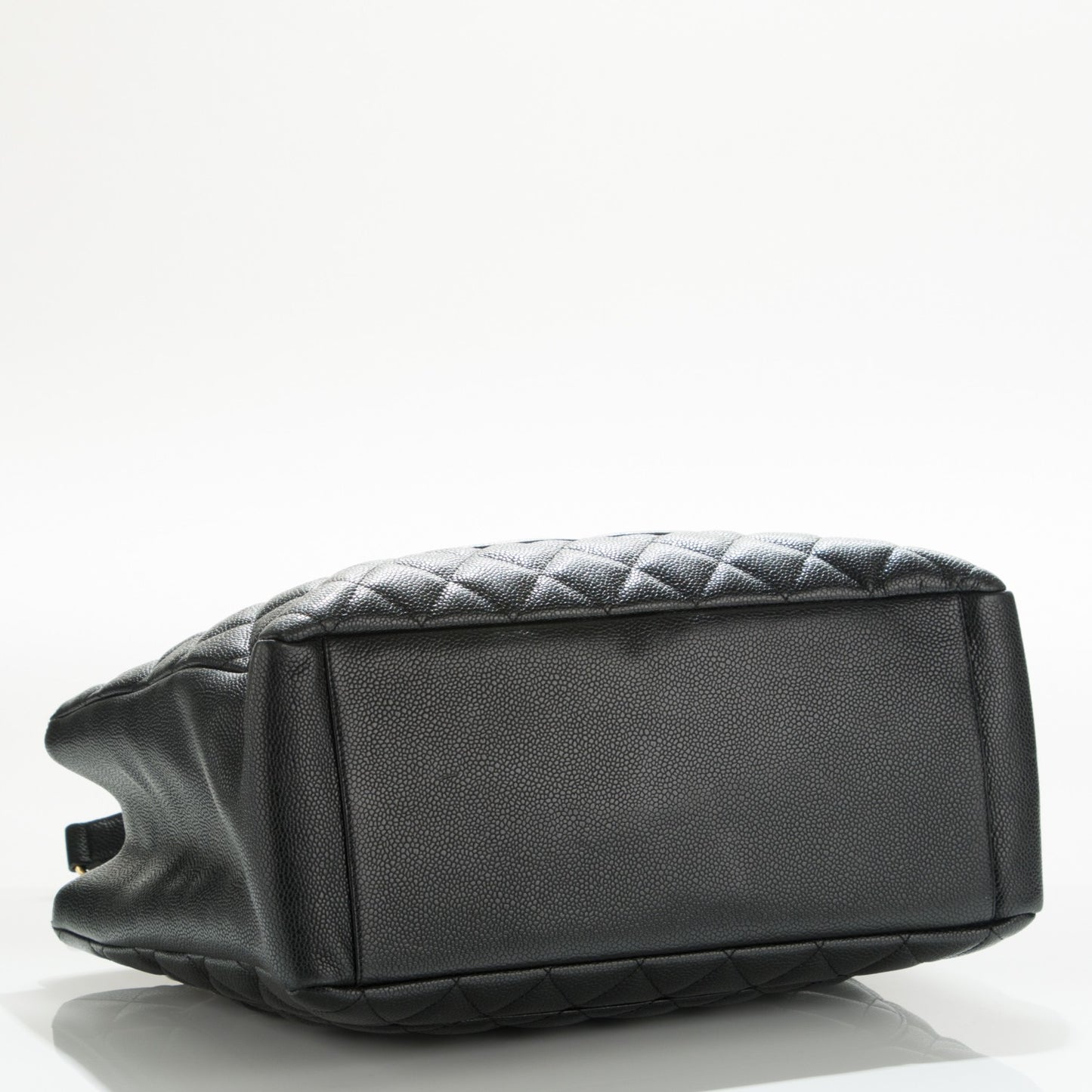 Caviar Quilted Grand Shopping Tote GST Black