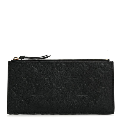Louis Vuitton Empreinte Felicie Chain Wallet Zippered Insert Black 1 of 6
