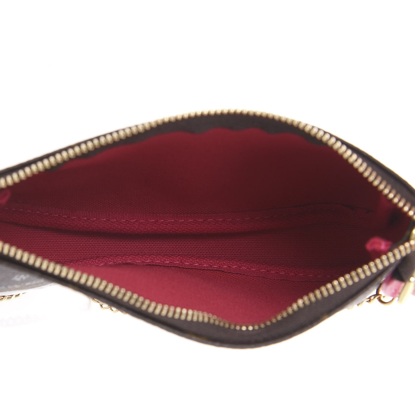 Monogram 2019 Christmas Animation Mini Courchevel Pochette Accessories Fuchsia