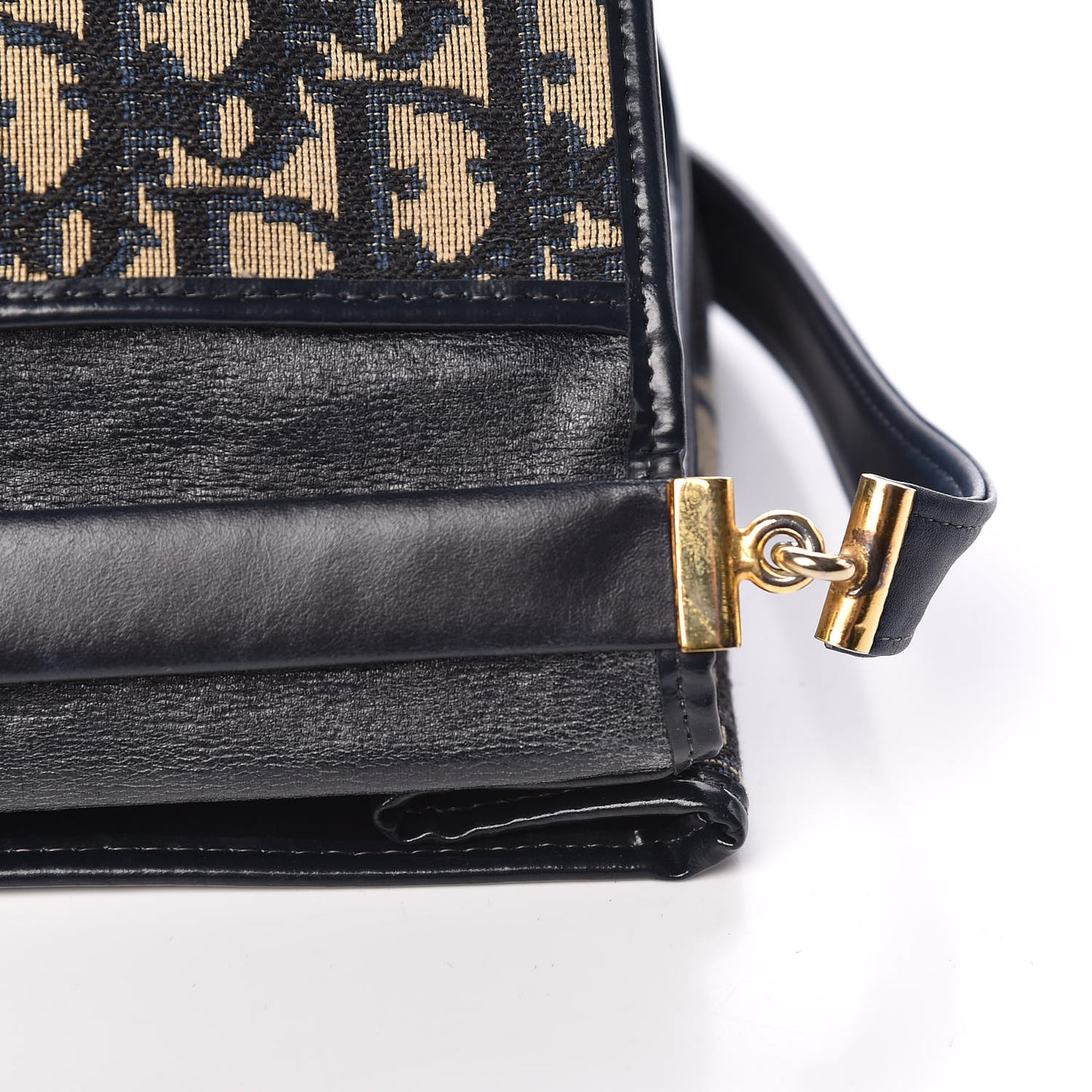 Monogram Flap Navy Blue