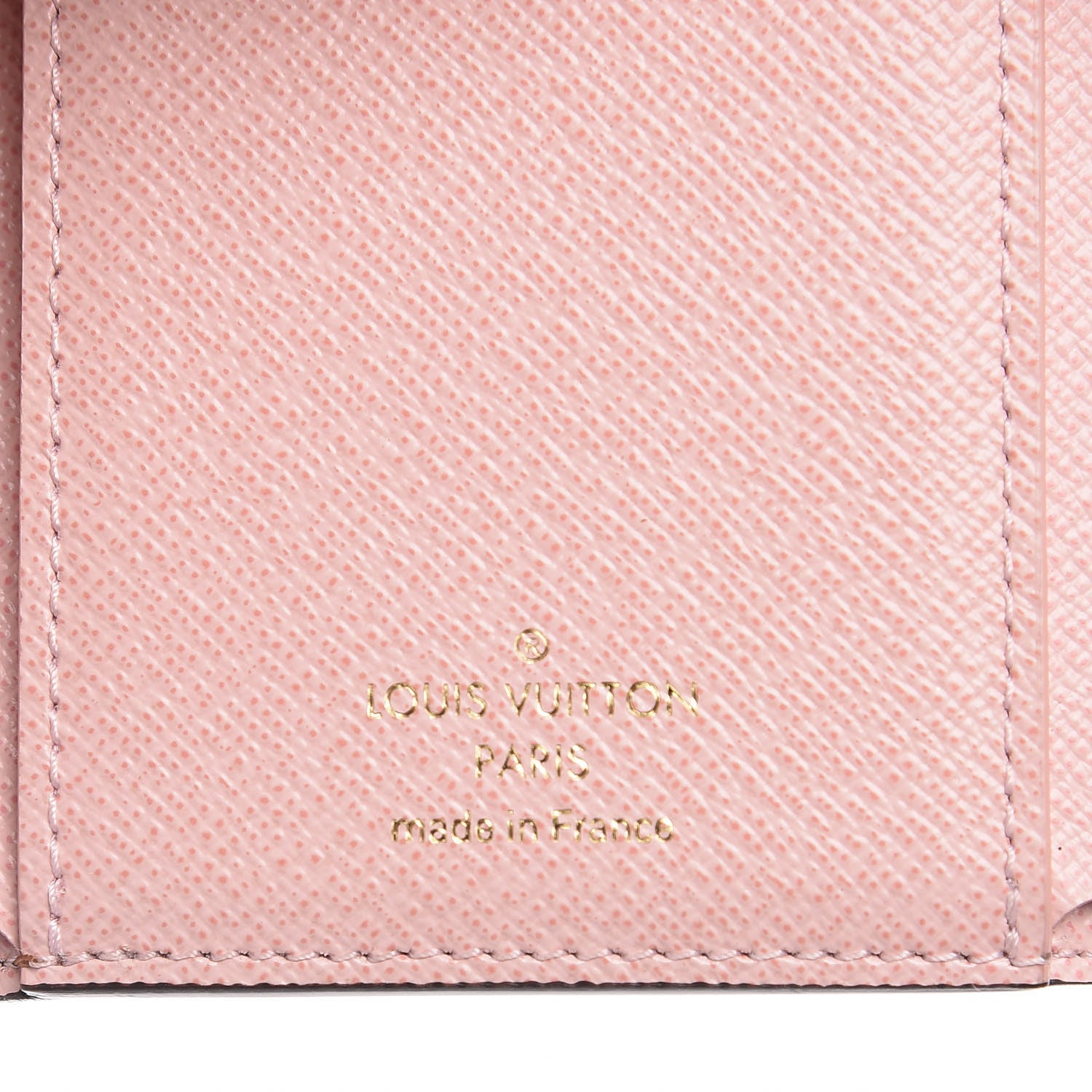 Louis Vuitton Damier Ebene Victorine Wallet Rose Ballerine 6 of 8
