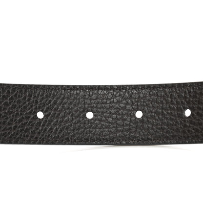 Gucci Dollar Calfskin Double G Reversible 30mm Belt 85 34 Black New Acero 4 of 6