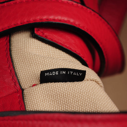 Prada Vitello Daino Tote Rosso 7 of 10