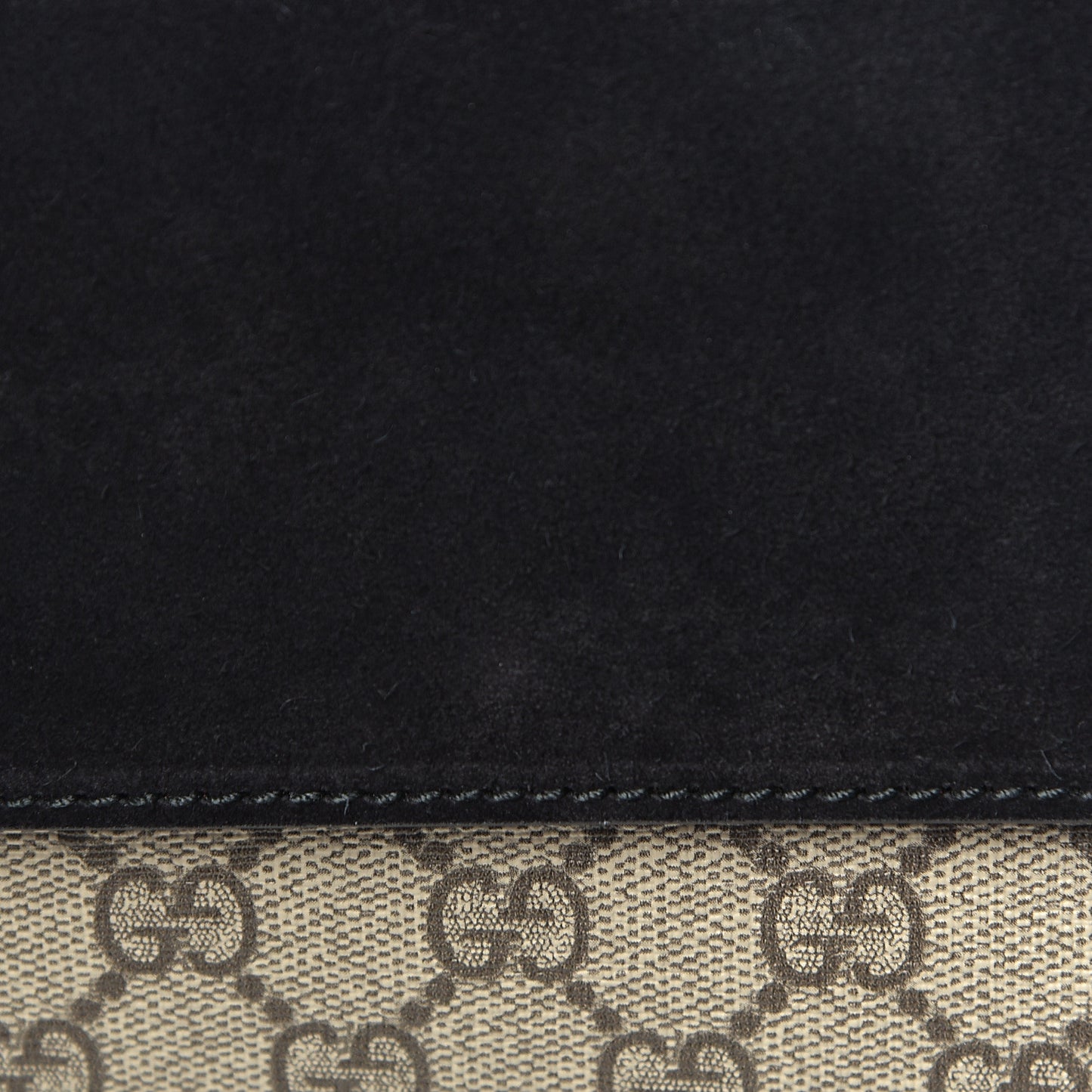 GG Supreme Monogram Small Dionysus Shoulder Bag Black