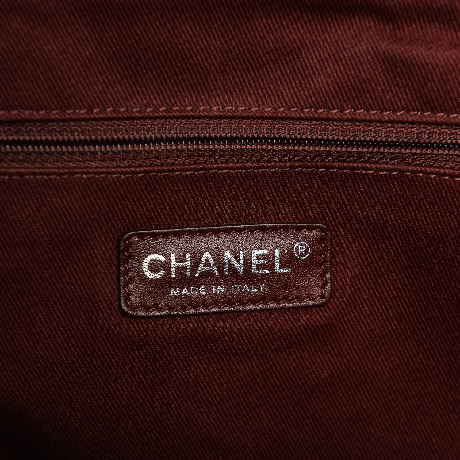 Chanel Canvas Large Deauville Tote Red 7 of 10