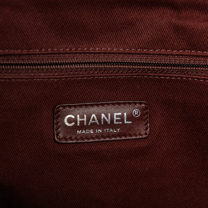 Chanel Canvas Large Deauville Tote Red 7 of 10