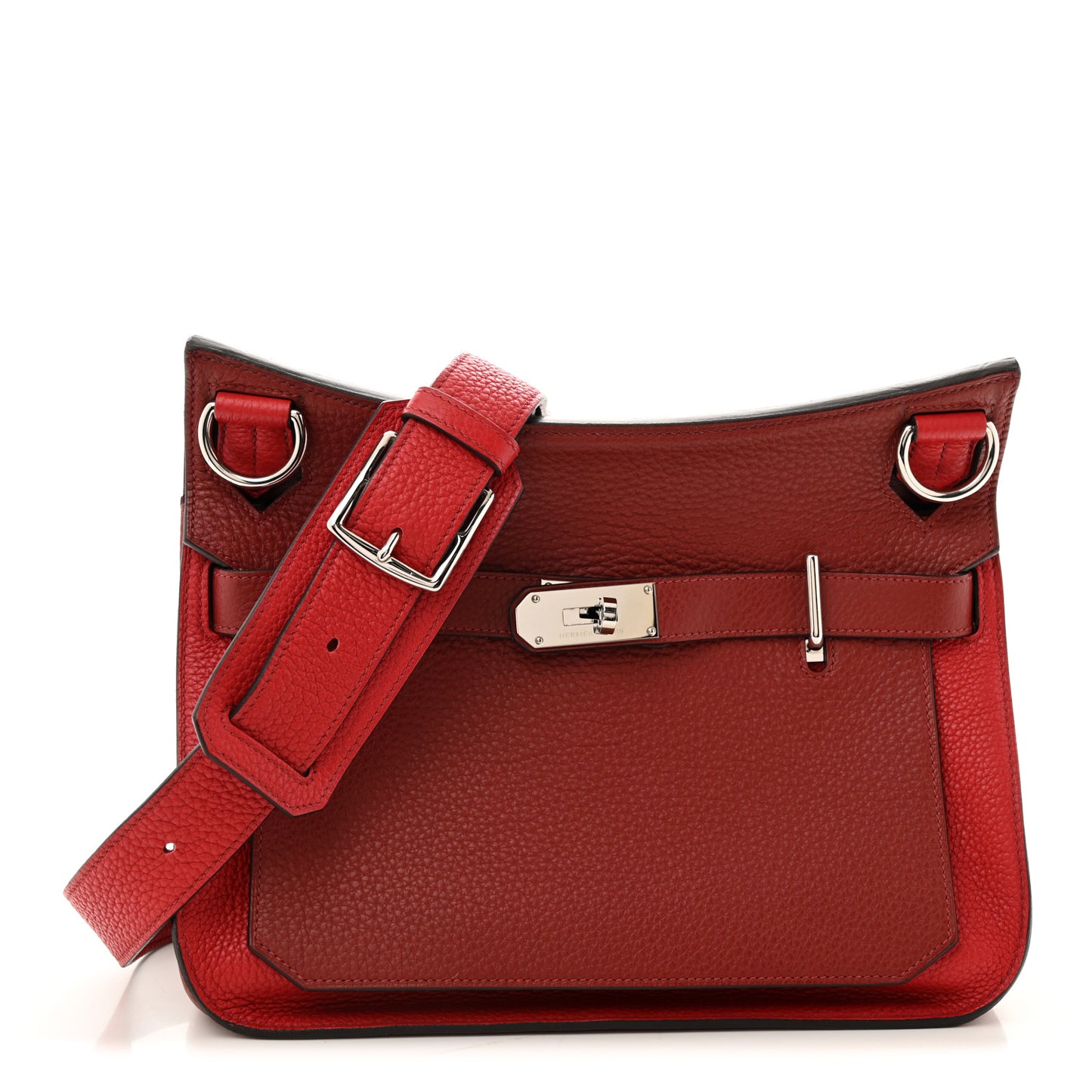 Taurillon Clemence Bi-Color Jypsiere 31 Rouge H Rouge Casaque