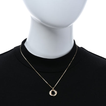 Cartier 18K Pink Yellow White Gold Medium Trinity Pendant Necklace 3 of 5