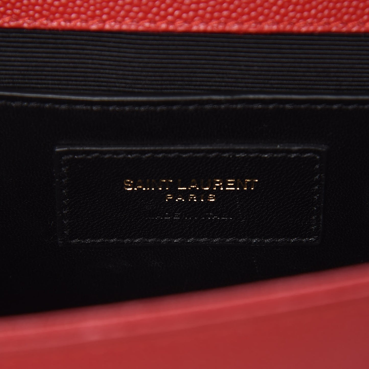 Grain De Poudre Medium Monogram Kate Satchel Red